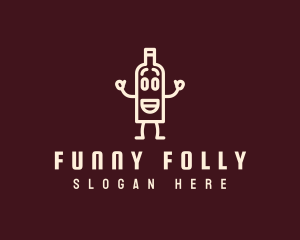 Wacky Wine Bottle logo