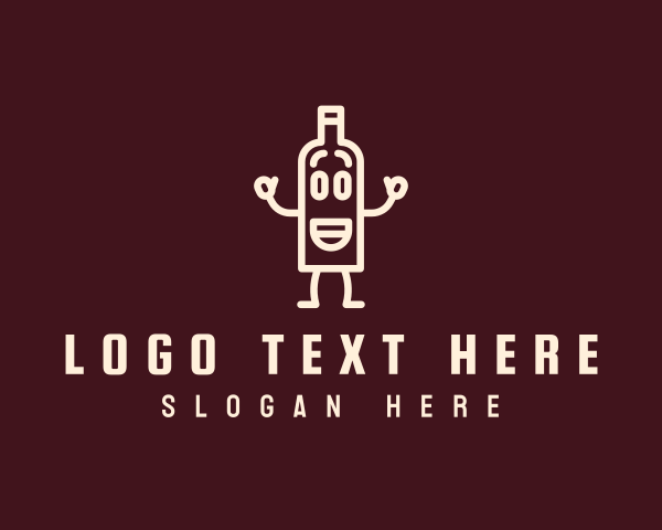 Wacky Wine Bottle logo