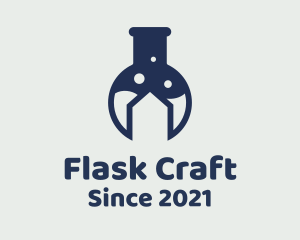 House Mixture Flask  logo design