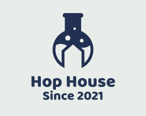 House Mixture Flask  logo design