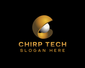 Sphere Gaming Tech Letter C logo design