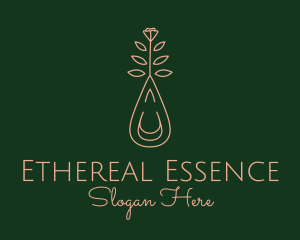 Rose Oil Extract logo design