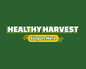 Healthy Organic Market  logo design