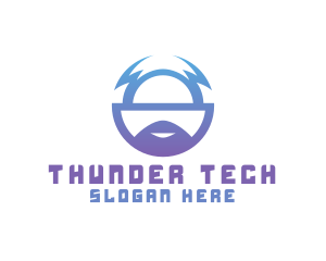 Viking Thunder Horns logo design