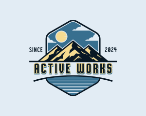 Mountain Peak Adventure logo design