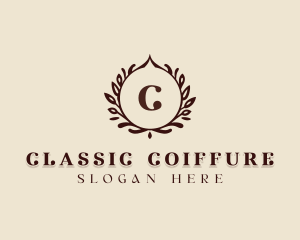 Classic Beauty Wreath logo design