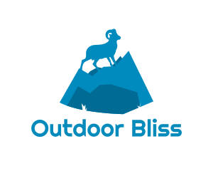 Wild Goat Mountain Camping  logo design