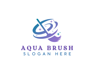 Mop Maid Cleaning logo design