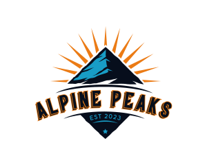 Mountain Peak Diamond logo design