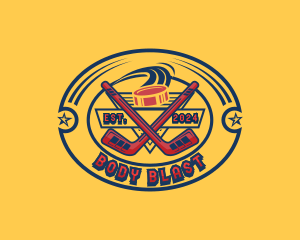 Hockey Tournament League Logo