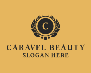 Floral Shield Spa logo design