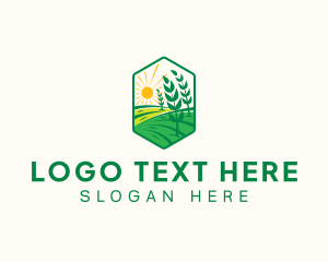 Agriculture Farm Field Logo