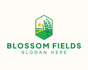 Agriculture Farm Field logo design