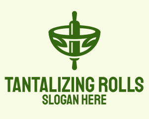 Organic Rolling Pin Bowl logo design