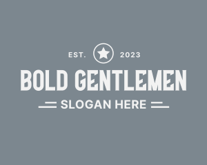 Masculine Style Business logo design