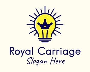 Royal Crown Bulb logo design