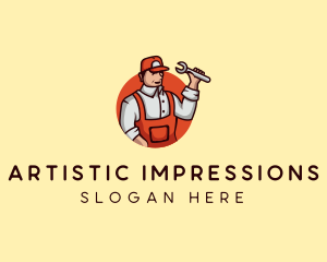 Repair Handyman Mechanic logo design