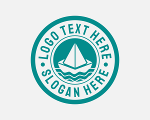 Paper Sailboat Badge logo