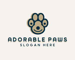 Dog Paw Vet logo design