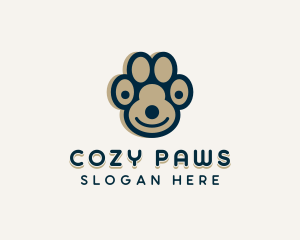 Dog Paw Vet logo design