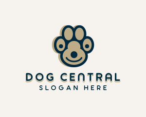 Dog Paw Vet logo design