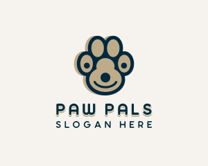 Dog Paw Vet logo design