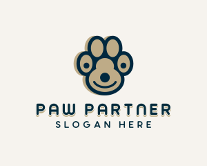 Dog Paw Vet logo design