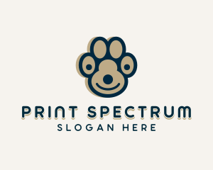 Dog Paw Vet logo design