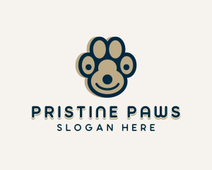 Dog Paw Vet logo design