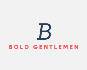 Minimal Masculine Company logo design