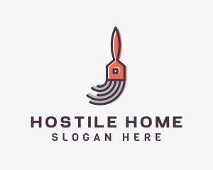 Home Paintbrush Repair logo design