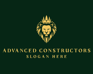 Royal Lion Crown logo design