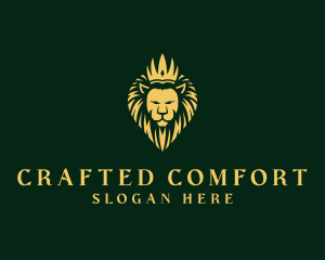 Royal Lion Crown logo design