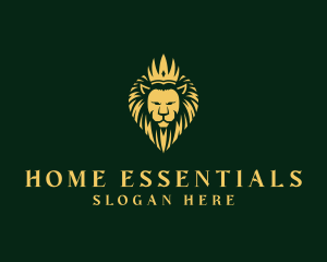 Royal Lion Crown logo design