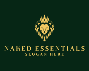 Royal Lion Crown logo design