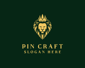 Royal Lion Crown logo design