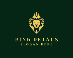 Royal Lion Crown logo design