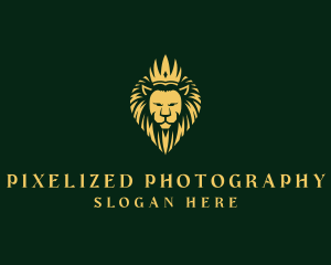 Royal Lion Crown logo design