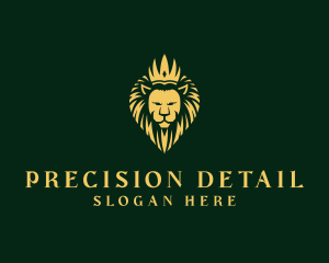 Royal Lion Crown logo design