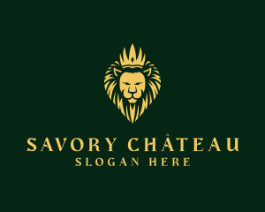 Royal Lion Crown logo design