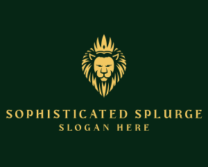 Royal Lion Crown logo design