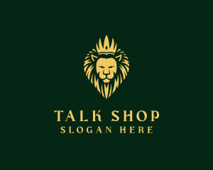 Royal Lion Crown logo design