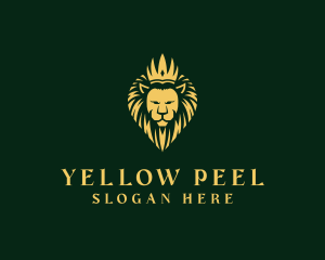 Royal Lion Crown logo design