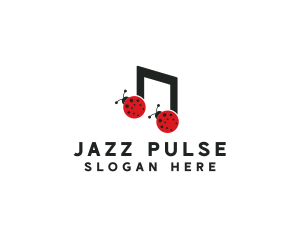 Music Lady Bug Beatle logo