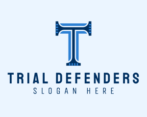 Masculine Legal Pillar logo design