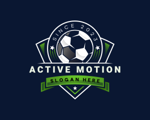 Athlete Soccer Football logo