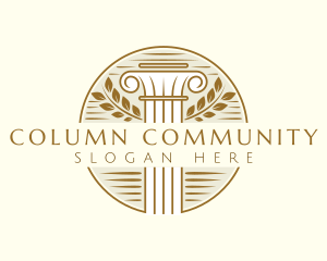 Greek Column Pillar  logo