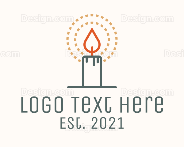 Melting Candle Light Logo