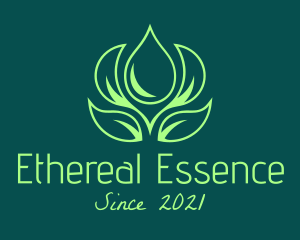 Green Natural Oil logo design