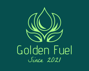 Green Natural Oil logo design